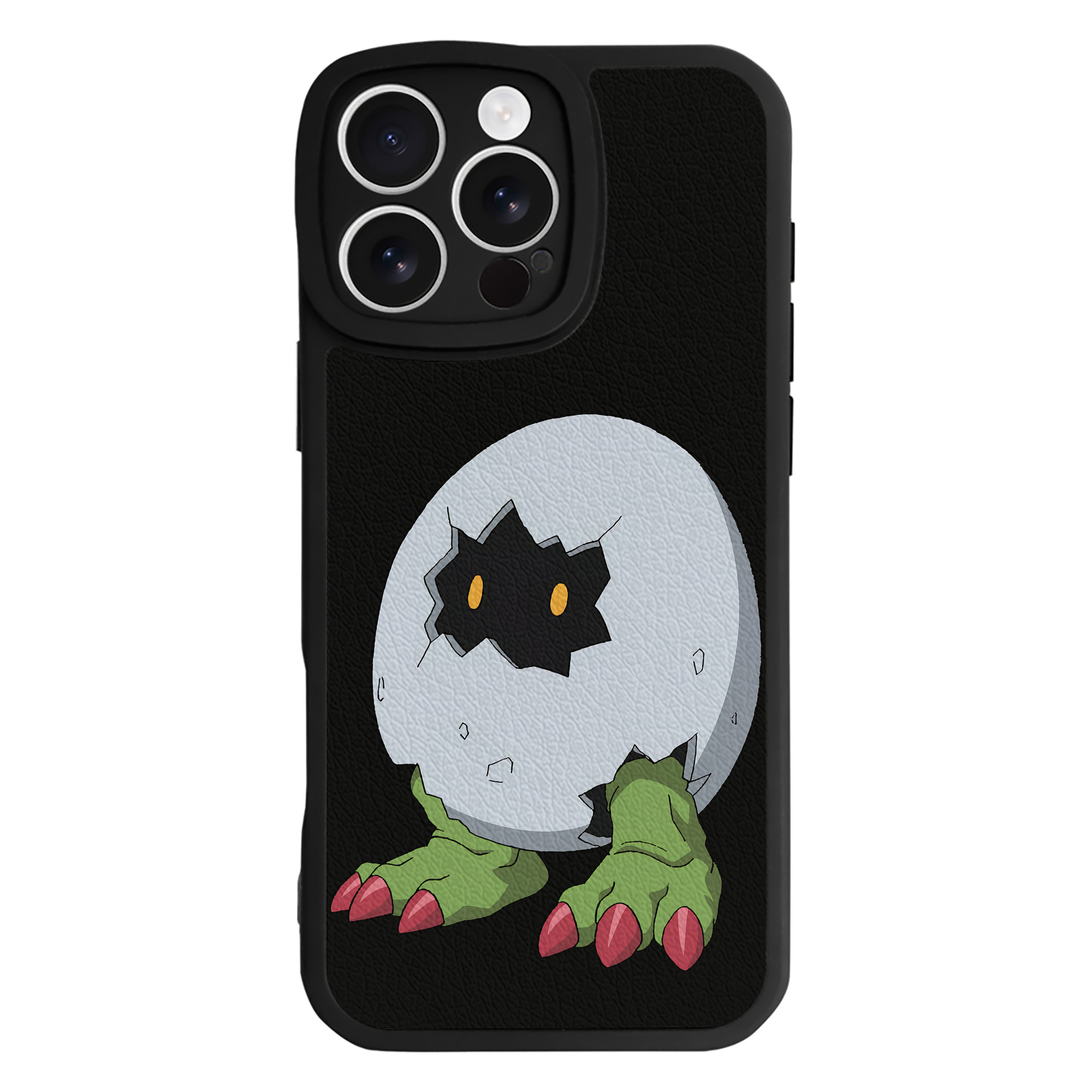 （画像用） Digimon デジタルモンスター/デジモン 【iPhone 16シリーズ対応】シリコンスマホケース（レザー調） 材質：シリコン